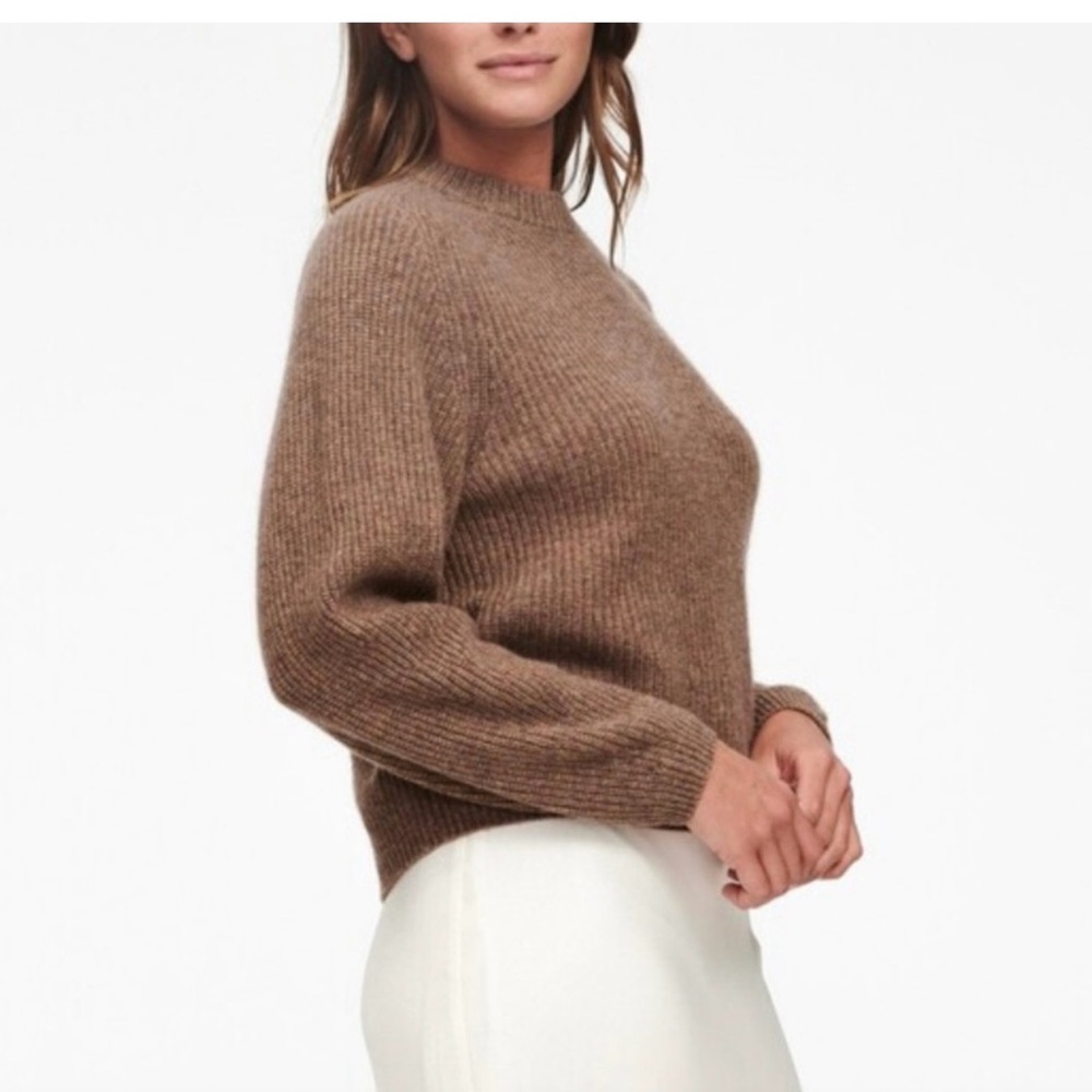 NAADAM Brown Crew Neck Cashmere Sweater
